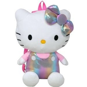 Hello Kitty Shiny Plush backpack